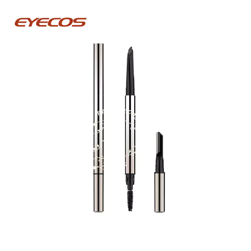 Crayon à sourcils lisse automatique avec rasoir caché