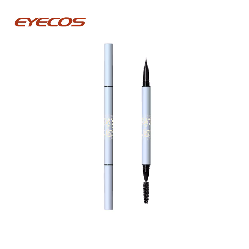 Stylo à sourcils liquide à double extrémité et micro-embout