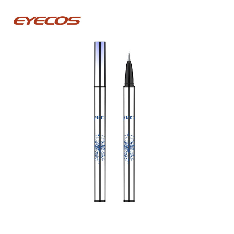 Stylo eye-liner liquide à paillettes dorées